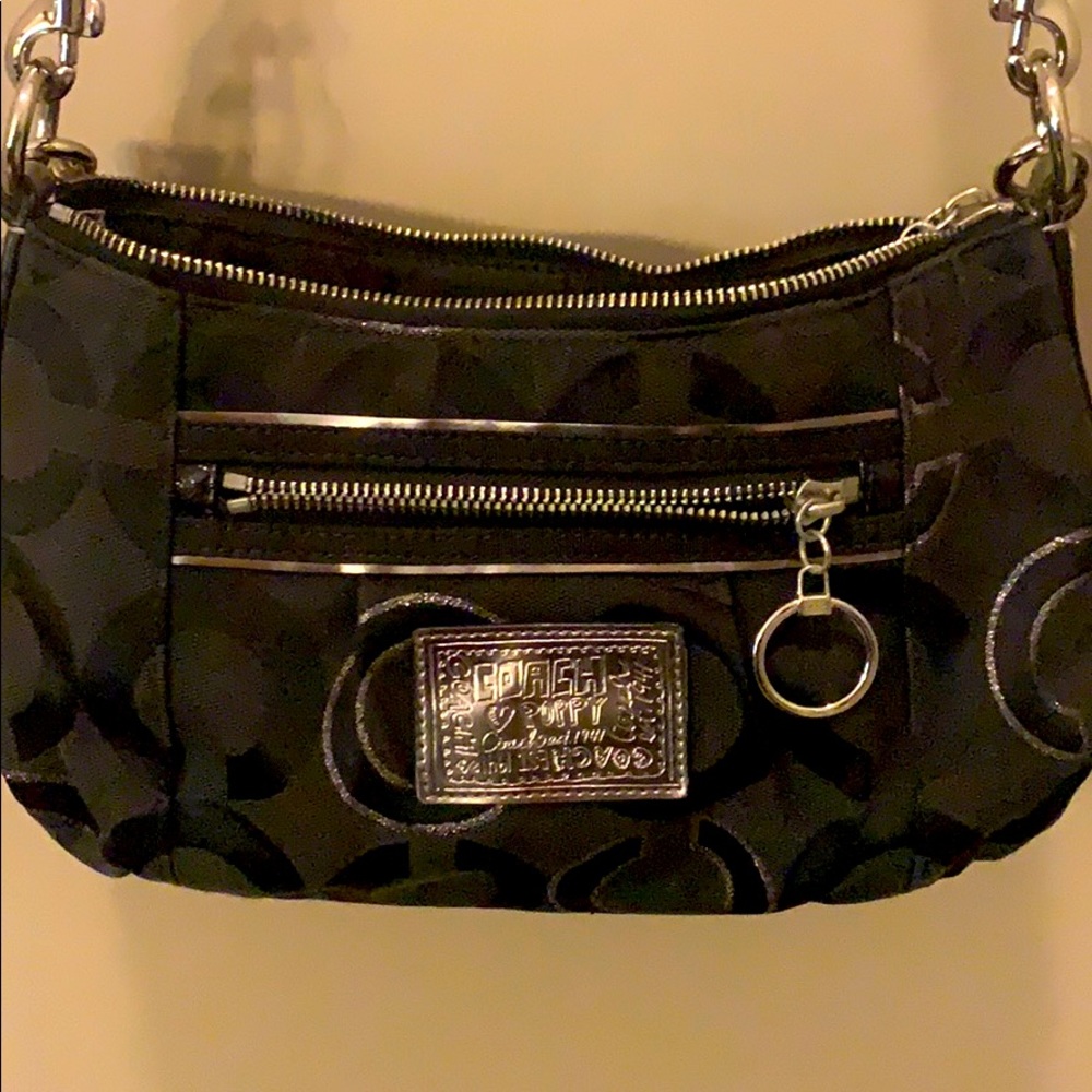 Coach Purse, Black “Poppy”